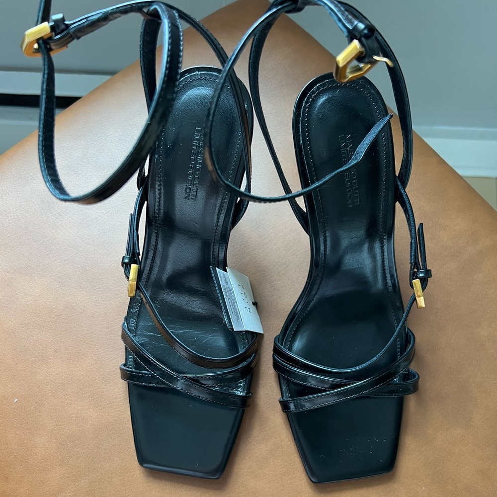 NWT🏷️Massimo Dutti leather heels - Picture 3 of 9
